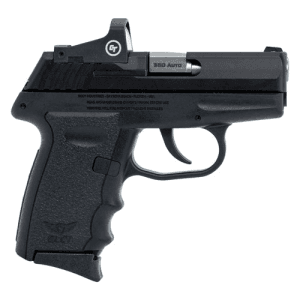 SCCY INDUSTRIES CPX3 380ACP 3.1" 10rd Pistol w/ Crimson Trace CTS1500 Red Dot - Black