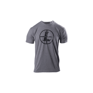 LEUPOLD Distressed Reticle Logo Short Sleeve T-Shirt - Heather Grey