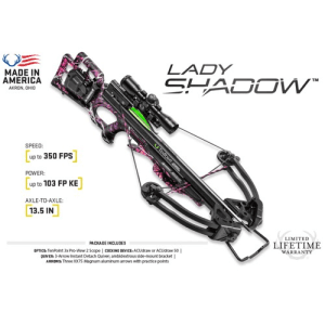 TENPOINT Lady Shadow Pro-View 2 Scope ACUdraw 50 Muddy Girl