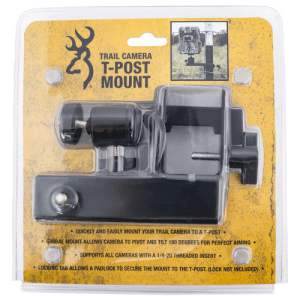 BROWNING T-Post Mount Black Powder Coated Steel