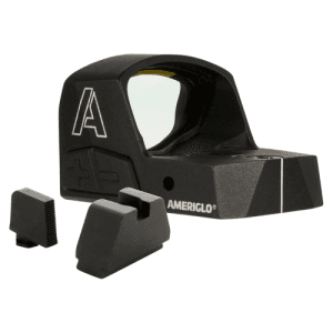 AMERIGLO Haven Red Dot 1x 28 Black /Glk Optic Iron Sights