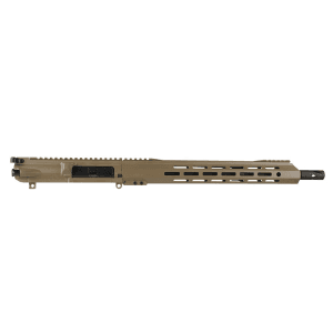 BC-10 | .308 FDE Cerakote Upper | 16" Parkerized Heavy Barrel| 1:10 Twist | Mid-Length Gas System | 15" MLOK Split Rail | with BCG & Charging Handle