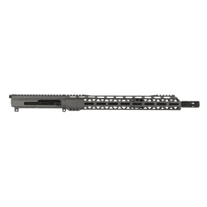 BC-15 | 5.56 NATO Right Side Charging Tungsten Cerakote Upper| 16" Black Nitride M4 Hammer Forged Barrel | 1:7 Twist | Carbine Length Gas System | Talon 15" MLOK Split Rail | with BCG & Charging Handle