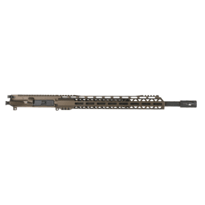 BC-15 | .450 Bushmaster Midnight Bronze Cerakote Upper | 18" Heavy Barrel Parkerized | 1:24 Twist | Mid-Length Gas System | Talon 15" MLOK Split Rail | with BCG & Charging Handle