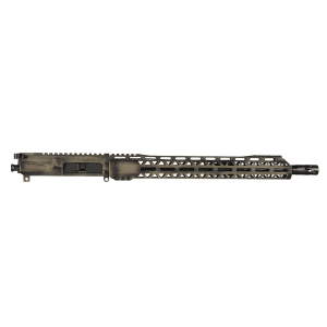 BC-15 | 5.56 NATO FDE Battleworn Cerakote Upper | 16" Black Nitride M4 Barrel | 1:7 Twist | Mid-Length Gas System | Talon 15" MLOK Split Rail | with BCG & Charging Handle