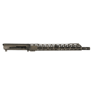 BC-15 | 5.56 NATO Right Side Charging FDE Battleworn Cerakote Upper | 16" Black Nitride M4 Barrel | 1:7 Twist | Mid-Length Gas System | Talon 15" MLOK Split Rail | with BCG & Charging Handle