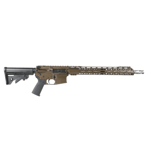 BC-15 | .300 Blackout Midnight Bronze Cerakote Rifle | 16" 416R SS Heavy Barrel | 1:8 Twist | Carbine Length Gas System | Talon 15" MLOK Split Rail | No Magazine