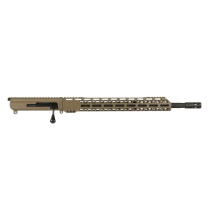 BC-15 | .450 Bushmaster Bolt Action Style FDE Cerakote Upper | 18" Parkerized Heavy Barrel | 1:24 Twist | Talon 15" MLOK Split Rail | with BCG & Charging Handle