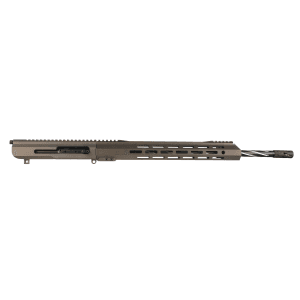 BC-10 | .308 Right Side Charging Midnight Bronze Upper | 20" 416R SS Black Nitride Bear Claw Fluted Heavy Barrel | 1:10 Twist | Rifle Length Gas System | 15" MLOK Split Rail | with BCG & Charging Handle