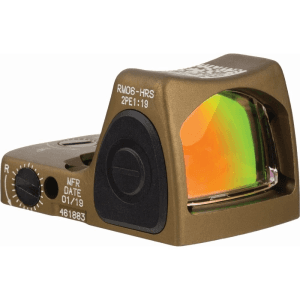 Trijicon RMR HRS Type 2 Red Dot Sight 3.25 MOA Red Dot Coyote Brown