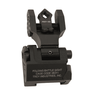 Troy Industries Troy Dioptic Folding Sight, Tritium -Black