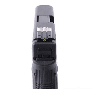 Meprolight FT Circle-Dot Rear Sight Fits Glock - Green