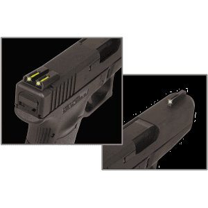 Truglo TFO Tritium/Fiber-Optic Day/Night Sights Fits Novak 1911 .260/.500 - Front Green/Rear Yellow