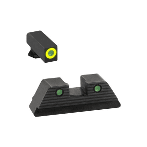 Ameriglo Glock Trooper Night Sight Set MOS Compatible For Glock 17,19, 22, 23, 24, 26, 27, 33, 34, 35 Gen 1-4