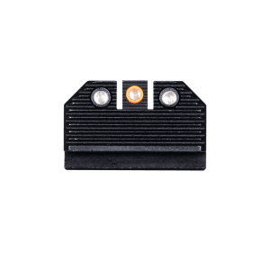 Night Fision Optics Ready Stealth Night Sight Set Orange Front Black Rear for Glock 43x MOS