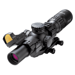 REFURBISHED Burris XTR II Rifle Scope Combo - 1-5x24mm Illum. XTR II Ballistic 5.56 G3 Reticle Low Mil Knobs Matte