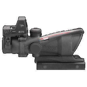 Trijicon ACOG Combo 4x32 Illuminated Red Crosshair 223 BDC Reticle 1 Inch Mount