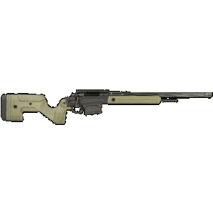 Stag Arms SABR01030002 Pursuit 6.5 Creedmoor 5+1 20" Threaded/Fluted Sporter, Black Cerakote Barrel/Rec, OD Green OEM Hybrid Hunter Stock, TriggerTech Trigger, 20 MOA Scope Mount