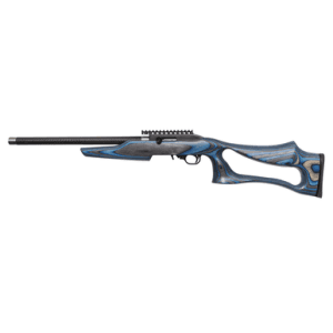 Magnum Research SSEB22G Magnum Lite SwitchBolt Full Size 22 LR 10+1 17" Black Anodized Carbon Steel/Threaded Barrel, Black w/Integral Scope Base Receiver/ Blue Fixed Thumbhole Stock,