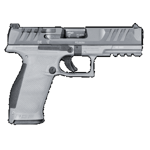 Walther Arms PDP 9mm Luger 4.50" 18+1 Gray Polymer Optic Ready Serrated Slide