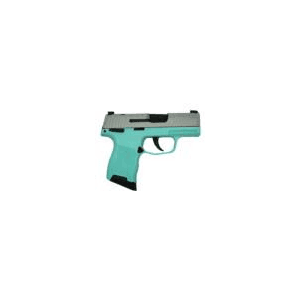 Sig Sauer P365 9mm 3.1in 10rd Silver Slide Tiffany Frame Optic Ready
