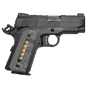 EAA GIRSAN 390036 MC1911 SC Ultimate Compact Frame 9mm Luger 7+1, 3.40" Black Steel Barrel, Optic Ready/Serrated Steel Slide & Frame w/Beavertail, G10 w/Window Grip, Ambidextrous