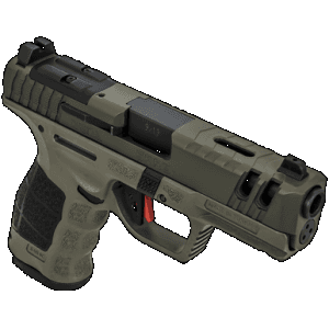 SAR USA SAR9CG3OD SAR9 C Gen3 Compact Frame 9mm Luger 15+1 4" Black Steel Barrel, OD Green Cerakote Steel Slide, OD Green Polymer Frame w/Picatinny Rail, Black Interchangeable Backstrap Grip