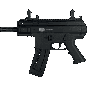 Blue Line Solutions 4150060 TacOps Pk 22 LR 22+1/110+1 5" Black Anodized Steel Barrel, Picatinny Rail Receiver, Black Aluminum Frame w/Picatinny Rail