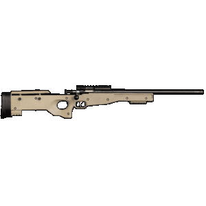 Crickett KSA2150 Precision Full Size 22 LR Single Shot 16.10" Blued Threaded Bull Barrel, Blued Crickettinny Rail Steel Receiver, Flat Dark Earth Synthetic Adj LOP Stock