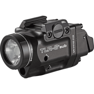 Streamlight TLR-8 Sub 500 Lumens Red Laser Rail Mount Gun Light Glock 43X