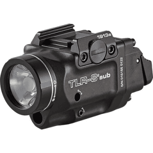 Streamlight Tlr-8 Sub Gun Light 500 Lumens White LED Red Laser 1913 Short Rail Rail Clamp Mount