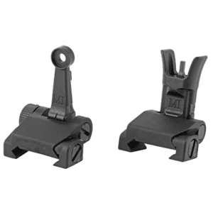 Midwest Industries Combat Rifle Sight Set - Black | Fits AR-15, M4, M16