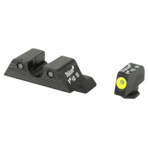 Trijicon 600835 HD XR Night Sights Green/Tritium Yellow Outline Front Sight-Green Tritium Black Outline Rear Sight Glock 17/17L/19/22 Standard Frame