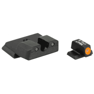 Trijicon 600722 HD Night Sights Green/Tritium Orange Outline Front Sight-Green Tritium Black Outline Rear Sight Smith & Wesson M&P Shield/M&P Shield Plus
