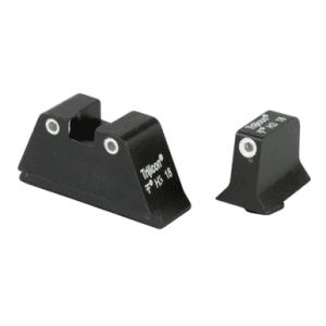 Trijicon 600689 Suppressor/Optic Height Sights Green/Tritium White Outline Front Sight-Green/Tritium White Outline Rear Sight Glock 20/21 Large Frame