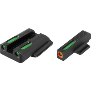 Truglo TFX Pro Front and Rear Sights Handgun Green Tritium Fiber Optic
