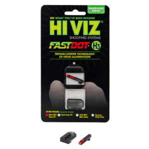 HiViz GLMFD21 Glock MOS Red Front Green Tritium Rear H3 Sight Set