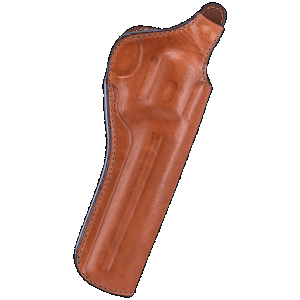 Bianchi 13099 111 Cyclone Belt Holster Size 10 OWB Open Bottom Style made of Leather with Tan Finish, Strongside/Crossdraw & Belt Loop Mount Type fits 7.5" Barrel Ruger RedHawk for Right Hand
