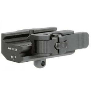 Midwest Industries Quick Detach Aluminum Bipod Mount - Black | Fits Harris Type Bipods