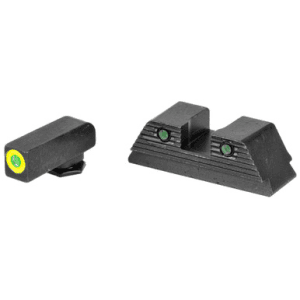 AmeriGlo GL820 Trooper Sight Set Glock 20 21 29 30 31 32 36 Lumigreen Front