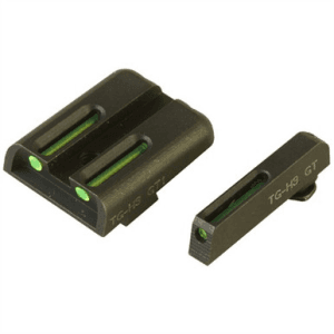 Truglo Tfo Green Tritium Fiber Optic Front and Rear Sights Glock 20/21