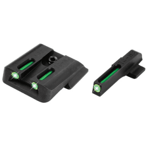 TruGlo TG131MPT TFO Green/Tritium/Fiber Optic Front Sight-Yellow/Tritium/Fiber Optic Rear Sight Smith & Wesson M&P
