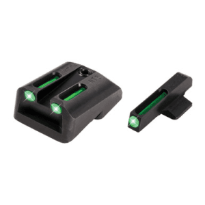 TruGlo Green Tritium Fiber Optic Front and Rear Sights 1911 Officer TG131NT3