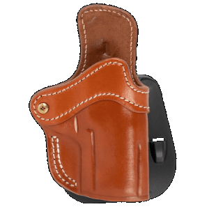1791 Gunleather ORPDH24SCBRR BH2.4S Optic Ready OWB 2.4S Classic Brown Leather Paddle Fits FN 509/H&K VP9SK
