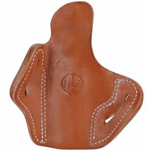 1791 Gunleather ORBH24SCBRR BH2.4S Optic Ready OWB Size 2.4S Classic Brown Leather Belt Slide Fits FN 509 Fits HK VP9SK Right Hand