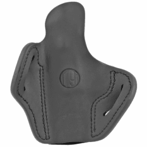 1791 Gunleather ORBH24SSBLR BH2.4S Optic Ready OWB Size 2.4S Stealth Black Leather Belt Slide Fits FN 509/HK VP9SK Right Hand
