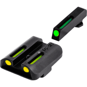 Truglo Tfo Green Tritium Fiber Optic Glock Sights Fits 17 19 26 33 34 39