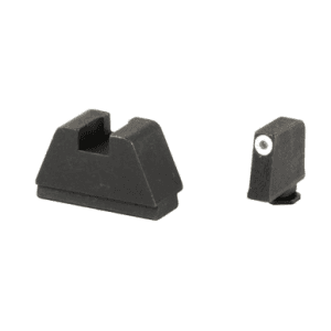 AmeriGlo Gl491 Glock Optic Compatible Sights Green Tritium White Outline 3XL