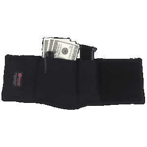 Galco CAS Ankle Safe Fits Springfield SA-35 13" Hook & Loop Mount Black Neoprene