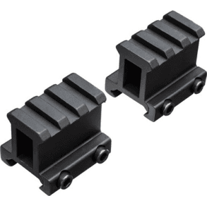 TruGlo Picatinny Riser Mount 1.00 Rise 1.36 Length Aluminum AR Platform TG8992B